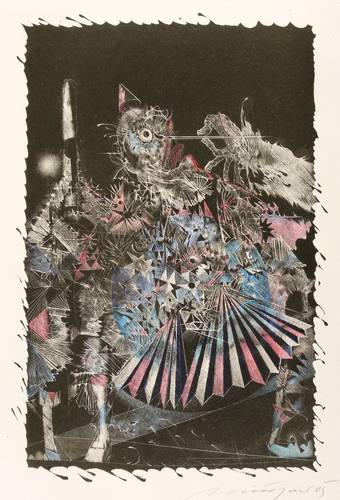 Münzner, Rolf -  -  - Ohne Titel (Vater Ubu)