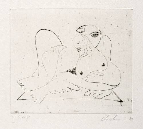 Makolies, Peter -  -  - Sphinx (Erotische Plastik)