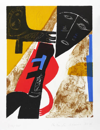 Mann, Natascha -  -  - Ohne Titel (Komposition mit Papierdrachen)