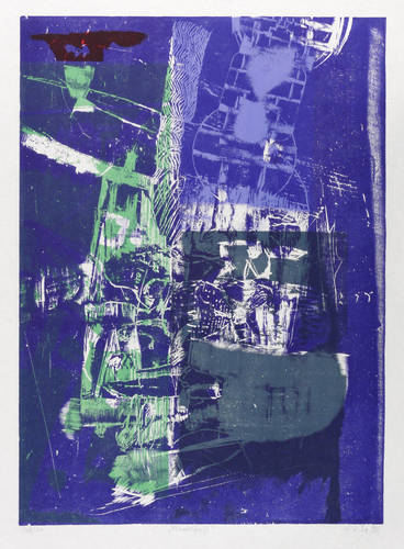 Libuda, Walter -  -  - Blauer Gruß