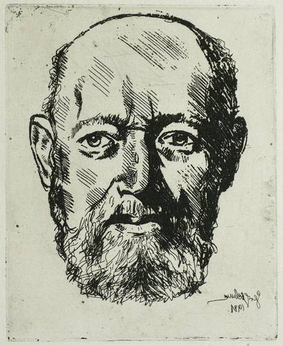 Oehme, Georg -  -  - Männerkopf