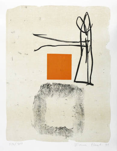 Hauß, Eeva -  -  - Ohne Titel (Abstrakte Komposition)