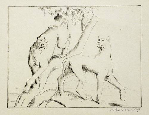 Meseck, Felix -  -  - Zwei Luchse