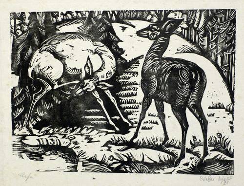 Weber-Scheld, Adolf -  -  - Rehe