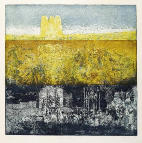 Hachulla, Ulrich -  -  - Verwehte Stadt II (Nero)