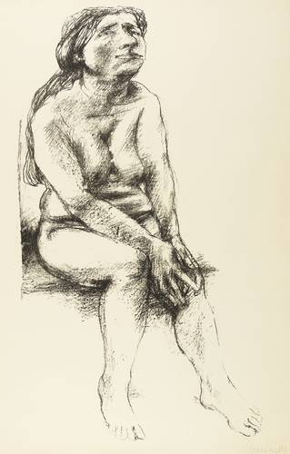 Grzimek, Waldemar -  -  - Sitzender Akt