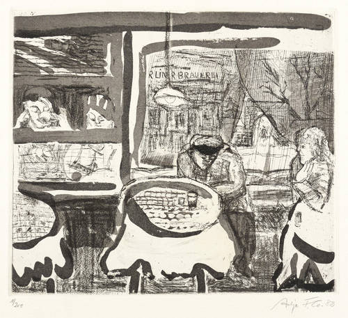 Fretwurst-Colberg, Antje -  -  - Nachmittag im Café