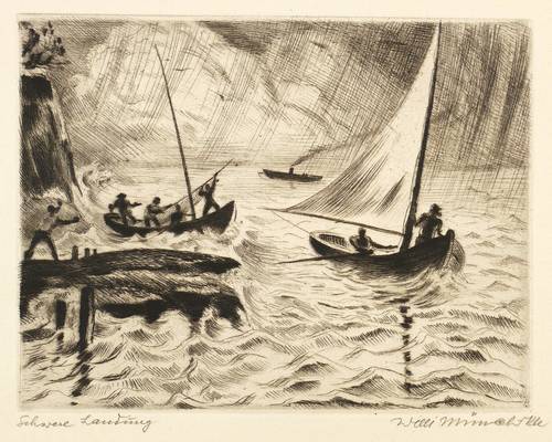 Münch-Khe, Willi -  -  - Schwere Landung