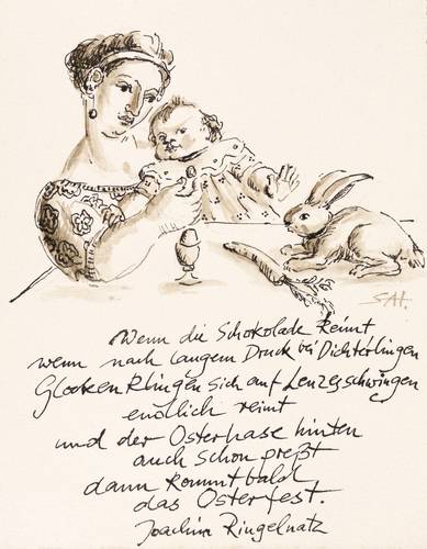 Hilpert-Artes, Sigrid -  -  - Wenn die Schokolade keimt (Joachim Ringelnatz)