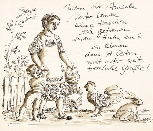 Hilpert-Artes, Sigrid -  -  - Wenn die Amseln Nester bauen