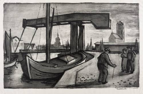 Tucholski, Herbert -  -  - Stralsund (mit Zugbrücke)