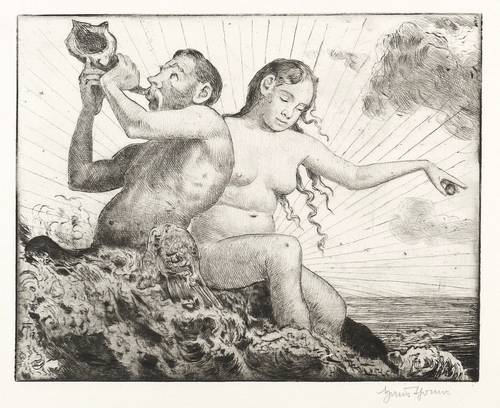 Thoma, Hans -  -  - Tritonenpaar II (Meerwunder)