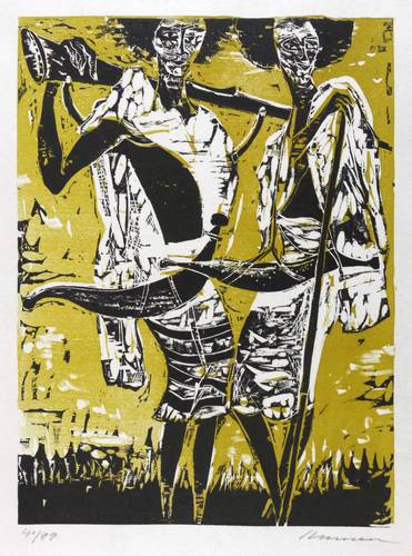 Hansen-Bahia -  -  - Zwei Dankali-Krieger