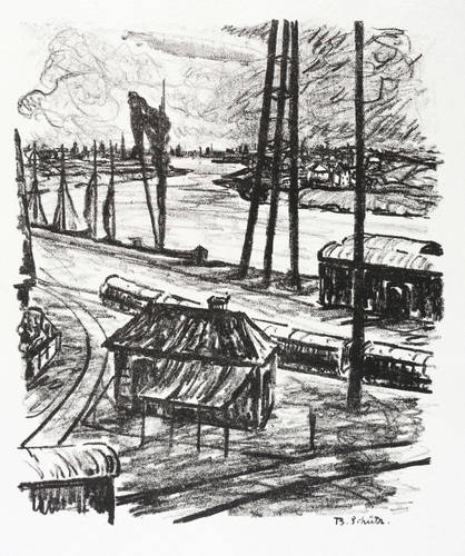 Schütz, Bertha -  -  - Am Yserkanal (II)