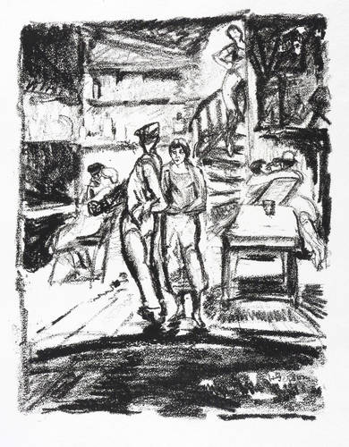 Gerson, Hans -  -  - Vorstadt in Brüssel