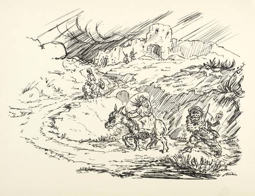 Kubin, Alfred -  -  - Auf der Flucht