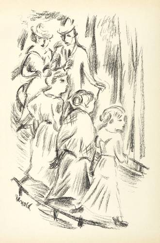 Unold, Max -  -  - Die Straße (Spaziergänger)