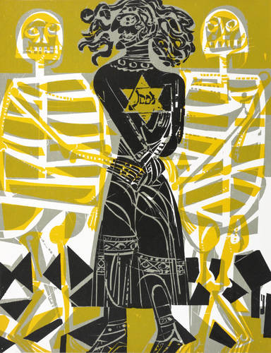 Grieshaber, HAP - Totentanz von Basel - Totentanz von Basel - Der Jude