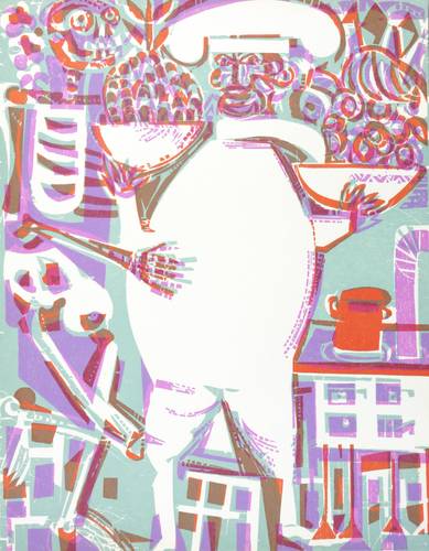 Grieshaber, HAP - Totentanz von Basel - Totentanz von Basel - Der Koch