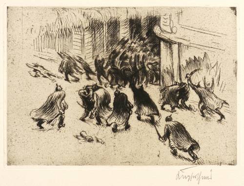 Kupferschmid, Hermann -  -  - Überraschte Plünderer