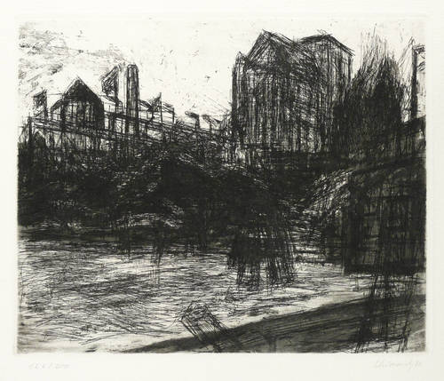 Schimansky, Hanns -  -  - Stadtlandschaft