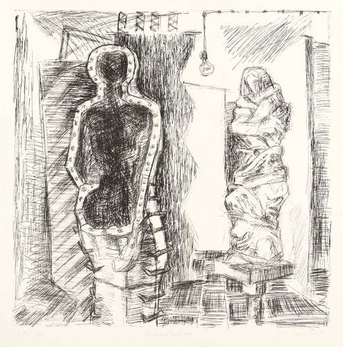 Strehlau, Manfred -  -  - Ateliersituation