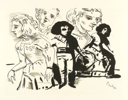 Peuker, Wolfgang -  -  - Figuren und Köpfe (nach Velazquez)