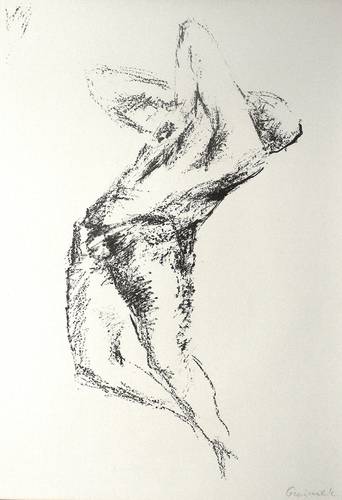 Grzimek, Waldemar -  -  - Epitaph für Karl Amadeus Hartmann (Tanzender männlicher Akt)