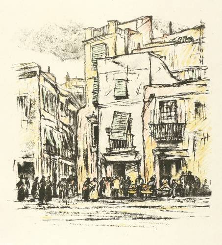 Steiner-Prag, Hugo -  -  - Aus Sevilla