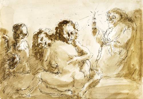 John, Joachim -  -  - Der Pfaffe hält für Geld lüstern die Kerze (zu Mandragola)