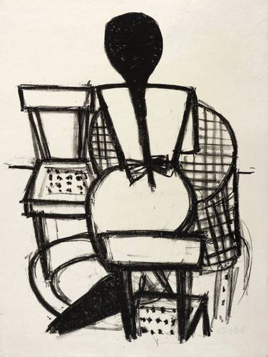 Czobel, Bela -  -  - Sitzendes Mädchen