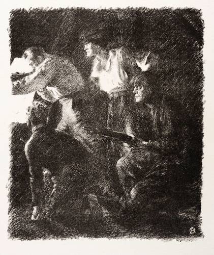 Oppler, Alexander -  -  - Franctireurs (Freischärler)