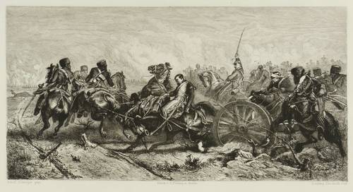 Friedrich, Ludwig -  -  - Artilleriekampf