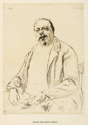 Struck, Hermann -  -  - Bildnis des Baron Berger