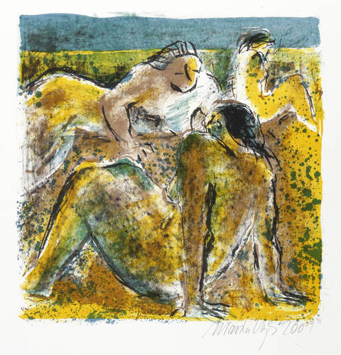 Voß, Marika -  -  - Am Strand