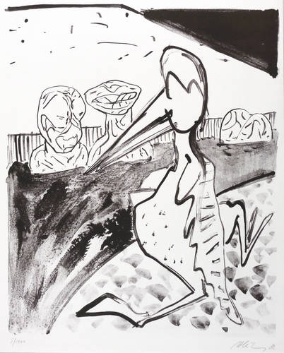 Leiberg, Helge -  -  - Ohne Titel (Im Zoogehege)