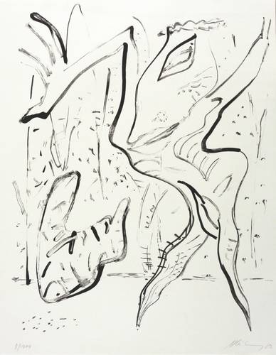 Leiberg, Helge -  -  - Ohne Titel (Surreale Figur)