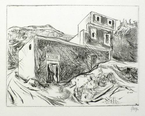 Geiger, Willi -  -  - Spanische Landschaft mit Taverne