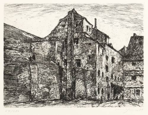 Magnus, Klaus -  -  - Abrisshaus in Halle