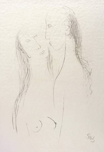 Seitz, Gustav -  -  - Zwei Mädchen I