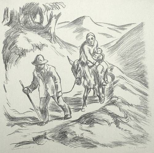 Fraaß, Erich -  -  - Flucht nach Ägypten