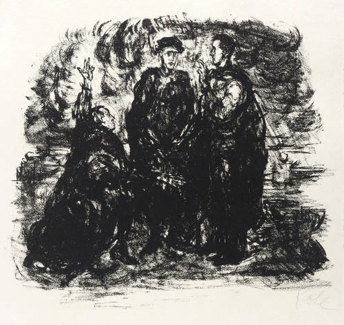 Kohl, Robert -  -  - Schwurszene aus Shakespeares Hamlet