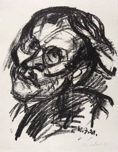 Jacob, Walter -  -  - Kopf (Selbstportrait)