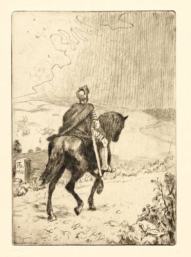 Thoma, Hans -  -  - Einsamer Reiter