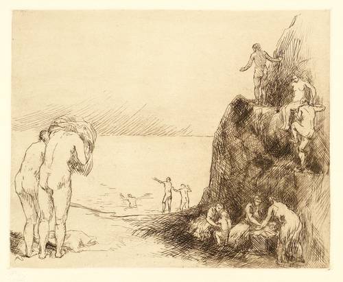 Schinnerer, Adolf -  -  - Frauen am Meer