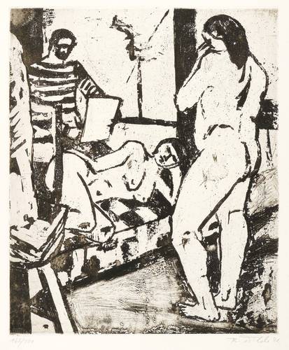 Wilde, Berndt -  -  - Im Atelier