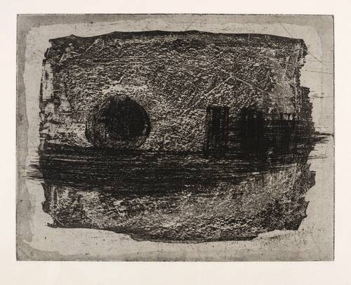 Drenkhahn, Reinhard -  -  - Ohne Titel (Ofenstein mit Gitter)