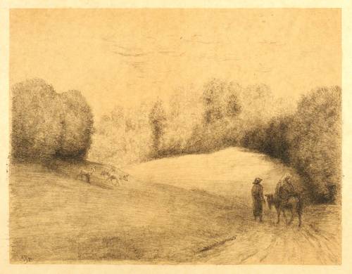 Steinhausen, Wilhelm -  -  - Wanderer im Wiesental