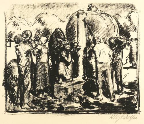 Haueisen, Albert -  -  - Am Feldbrunnen