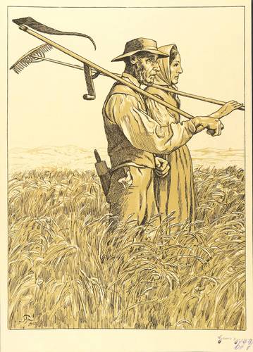 Thoma, Hans -  -  - Schnitterpaar